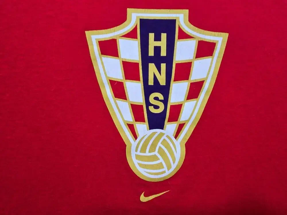 Nike Croatia HNS National Soccer Team Graphic T-Shirt Red